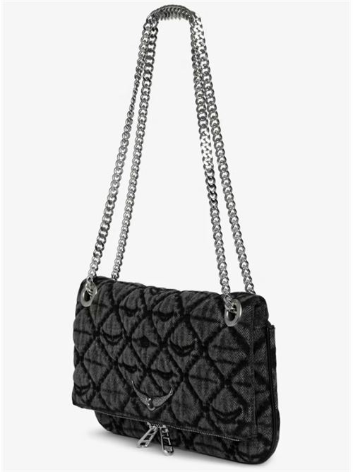 ROCK II DENIM MONOGRAM ZADIG&VOLTAIRE | LWBA04079098 ROAD
